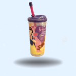 Vaso alto con tapa PRINCESAS - (027) - 86349 -